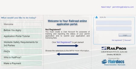 Online Permitting Portal